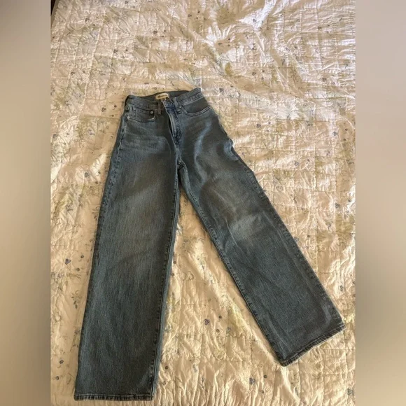 Madewell Heritage Stretch Denim Jeans in Light Blue-EXCELLENT condition - Picture 8 of 11